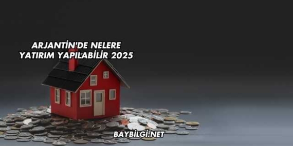 Arjantin’de Nelere Yatırım Yapılabilir 2025