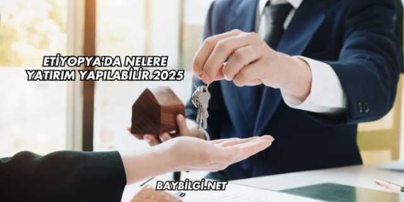 Etiyopya’da Nelere Yatırım Yapılabilir 2025