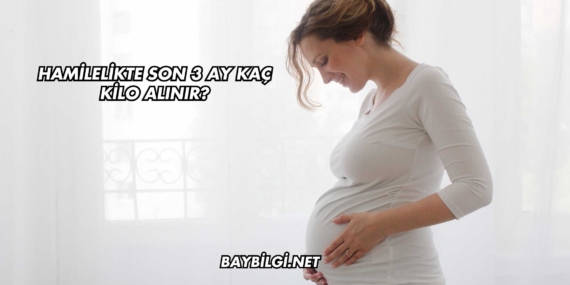 Hamilelikte Son 3 Ay Kaç Kilo Alınır?