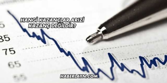 Hangi Kazançlar Arızi Kazanç Değildir?