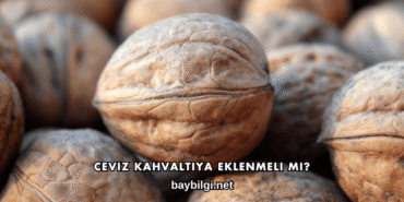 Ceviz Kahvaltıya Eklenmeli mi?