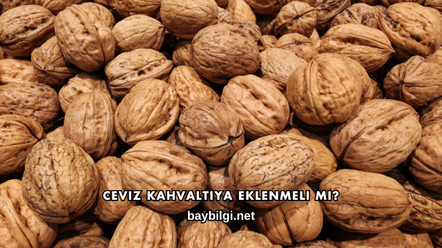 Ceviz Kahvaltıya Eklenmeli mi?
