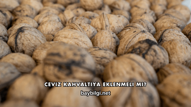 Ceviz Kahvaltıya Eklenmeli mi?