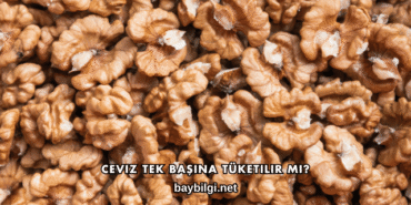 Ceviz Tek Başına Tüketilir mi?