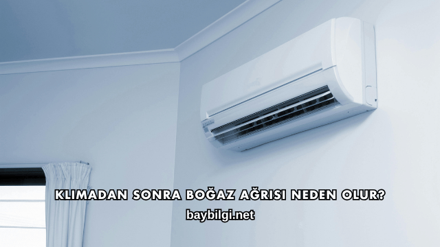 Klimadan Sonra Boğaz Ağrısı Neden Olur?