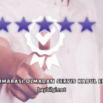 Seri Numarası Olmadan Servis Kabul Eder mi?