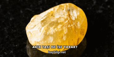 Akik Taşı Ne İşe Yarar?
