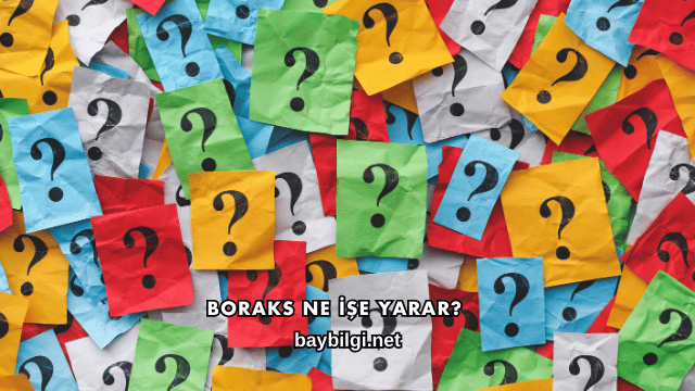 Boraks Ne İşe Yarar?