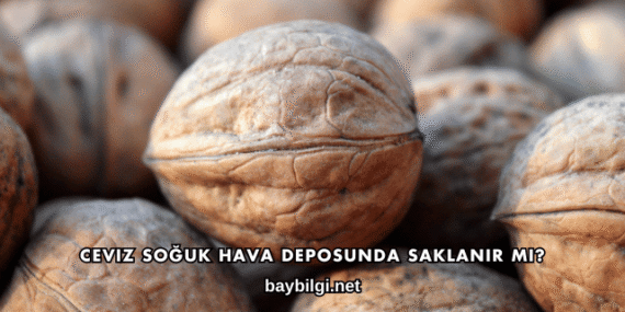 Ceviz Soğuk Hava Deposunda Saklanır mı?