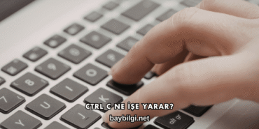 Ctrl C Ne İşe Yarar