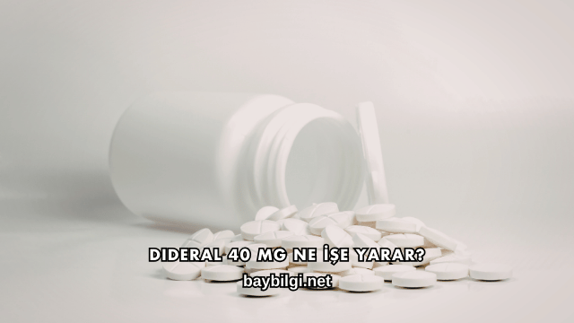 Dideral 40 Mg Ne İşe Yarar?